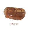 LAKOE 4 Piece Baby Pacifier Set L11cm W6cm H4cm