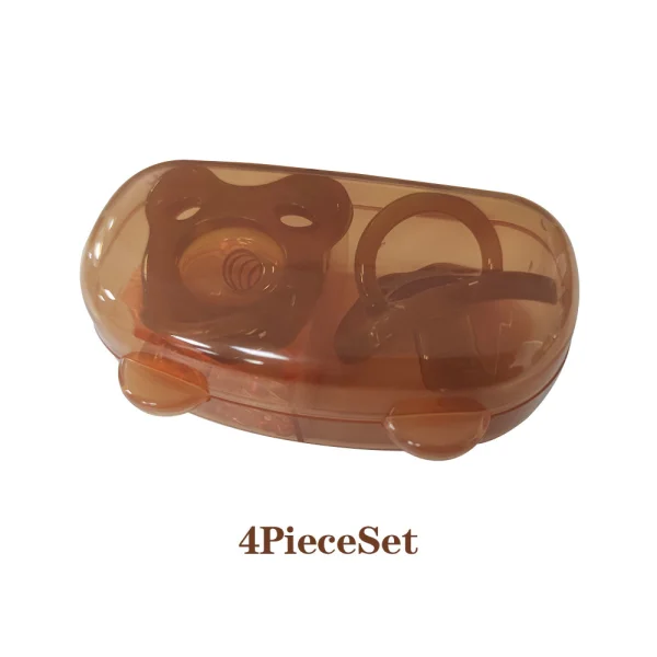 LAKOE 4 Piece Baby Pacifier Set L11cm W6cm H4cm