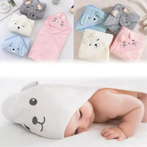 Random Animal Hooded Baby Bath Towel
