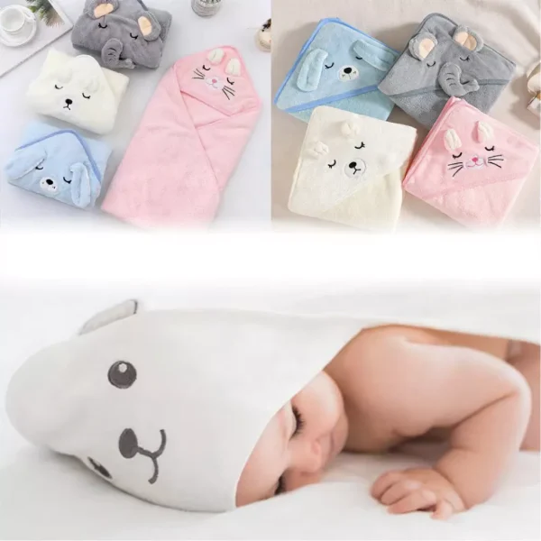 sg-11134253-824in-mfin0e00o3kc57.webp Random Animal Hooded Baby Bath Towel