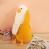 Cute Peeled Banana Duck Plush Toy Soft Stuffed Animal Pillow Doll for Kids & Home Décor