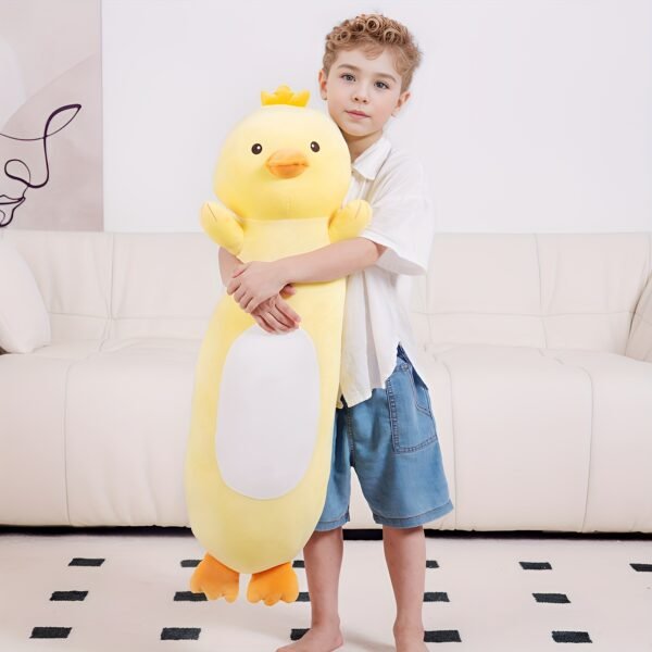 36-Inch Giant Duck Plush Toy Soft Stuffed Animal Pillow Cushion for Kids & Home Décor
