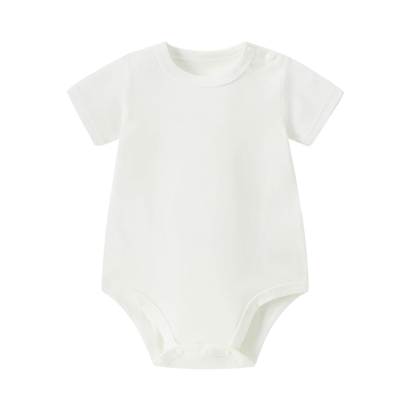 Unisex Baby White Short-Sleeve Essential Bodysuit