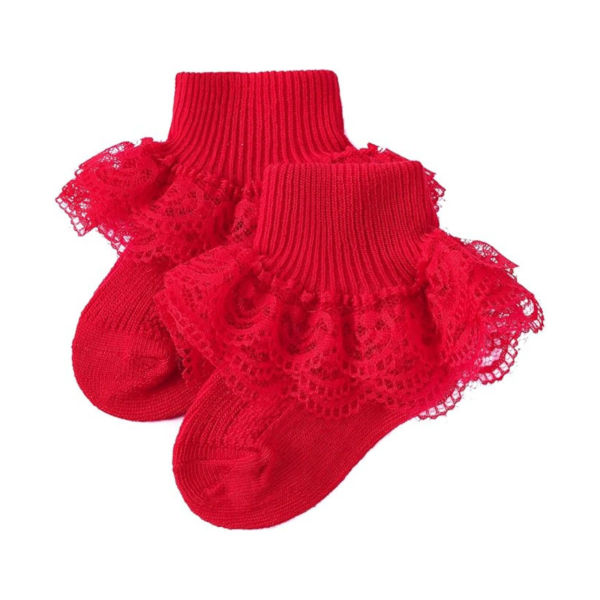 R&B Lace Ruffle Socks