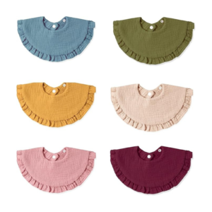 Pastel Ruffled Bib