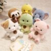 Cute Mini Animal Plush Toys Collection Soft Stuffed Doll Set for Office Décor Birthday & Gift Collection
