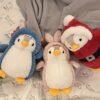 20cm Mushroom Bear Penguin Velvet Plush Toy Cute Soft Stuffed Animal Doll Collection for Kids