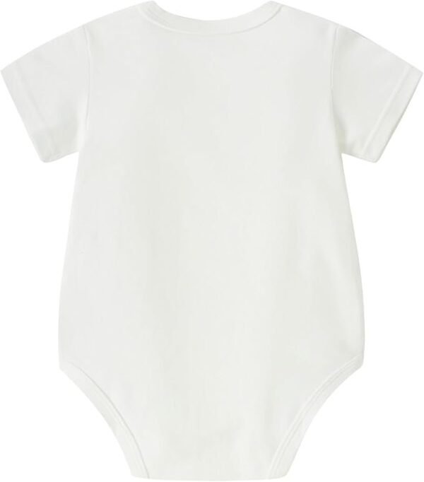 Unisex Baby White Short-Sleeve Essential Bodysuit