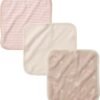 3-Piece Soft Reusable Baby Washcloth Set