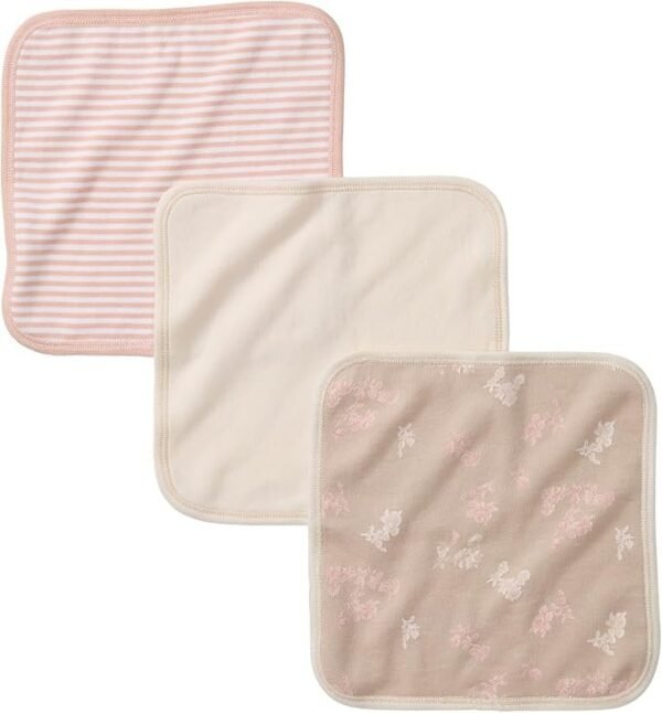 3-Piece Soft Reusable Baby Washcloth Set