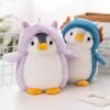 20cm Mushroom Bear Penguin Velvet Plush Toy Cute Soft Stuffed Animal Doll Collection for Kids