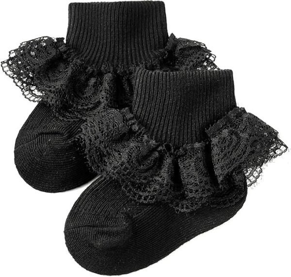 R&B Lace Ruffle Socks