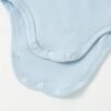 Unisex Baby Pastel Blue Short-Sleeve Everyday Bodysuit