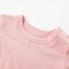 Baby Pink Short-Sleeve Basic Everyday Bodysuit