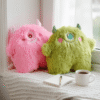 Cute Monster Plush Toy Cushion Pillow Soft Portable Stuffed Doll for Sofa Car Office & Gift Decoration