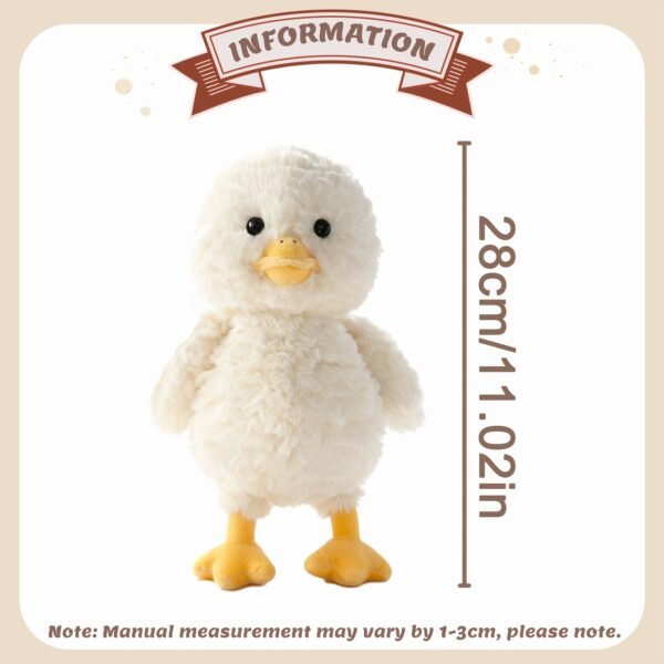 Adorable Yellow Duck Plush Toy Soft Stuffed Animal Doll for Kids Room Décor & Gift Collection