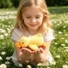 2pcs Cute Duck Plush Toys & Pillow Set Soft Stuffed Animal Cushion Doll for Children