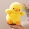 Cute Furry Duck Plush Toy Soft Stuffed Animal Doll for Kids Home Décor & Gift Collection